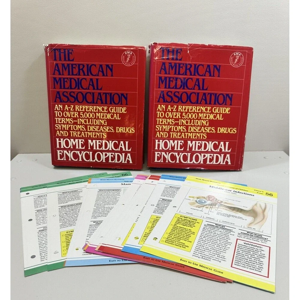 The American‎ Medical Association Home Encyclopedia Two Volumes Complete Set